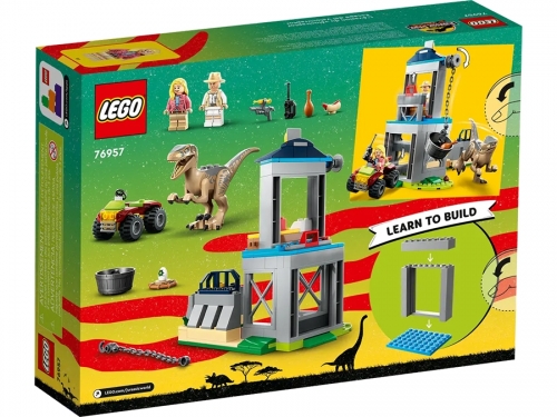 Evadarea dinozaurului Velociraptor 76957 LEGO Jurassic World