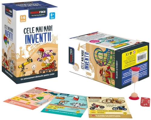 Joc educativ Cele Mai Mari Inventii, MemoRace
