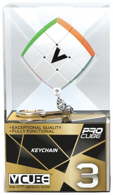 Puzzle mecanic breloc bombat V-Cube 3 Keychain 