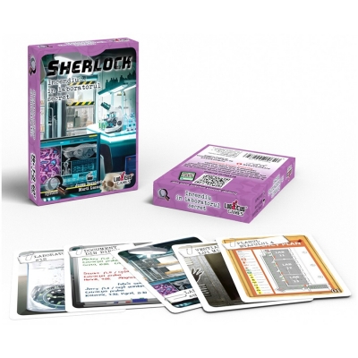 Joc Sherlock Q6, Incendiu in laboratorul secret, Enigma studio
