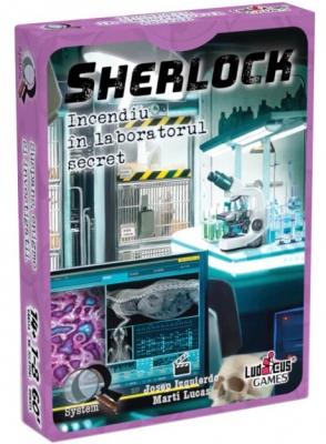 Joc Sherlock Q6, Incendiu in laboratorul secret, Enigma studio