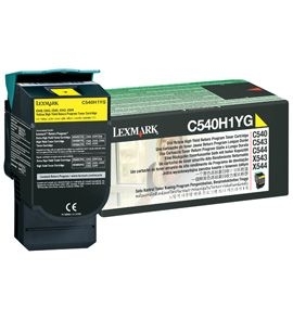 Cartus Toner Yellow Return C540H1Yg 2K Original Lexmark C540N