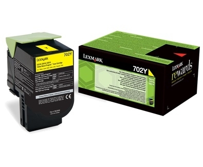 Cartus Toner Yellow Return Nr.702Y 70C20Y0 1K Original Lexmark Cs310N