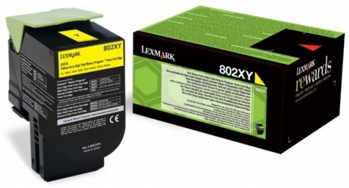 Cartus Toner Yellow Return Nr.802Xy 80C2Xy0 4K Original Lexmark Cx510De