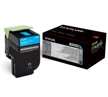 Cartus Toner Cyan Nr.800S2 80C0S20 2K Original Lexmark Cx310N