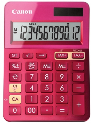 Calculator de birou 12 cifre LS-123 roz Canon