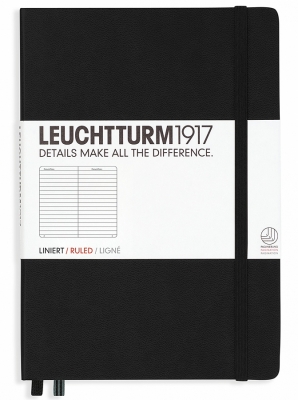 Caiet cu elastic A5, 125 file, dictando, Leuchtturm1917