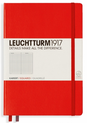 Caiet cu elastic A5, 125 file, matematica, Leuchtturm1917
