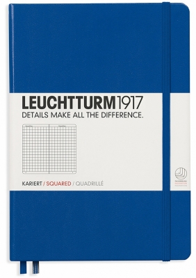 Caiet cu elastic A5, 125 file, matematica, Leuchtturm1917