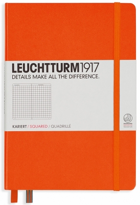Caiet cu elastic A5, 125 file, matematica, Leuchtturm1917