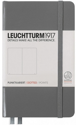 Caiet cu elastic A6, 94 file, punctat, Leuchtturm1917 