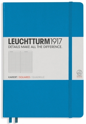 Caiet cu elastic A5, 125 file, matematica, Leuchtturm1917