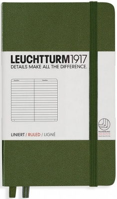 Caiet cu elastic A6, 94 file, dictando, Leuchtturm1917