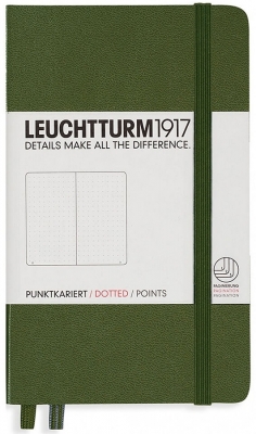 Caiet cu elastic A6, 94 file, punctat, Leuchtturm1917 