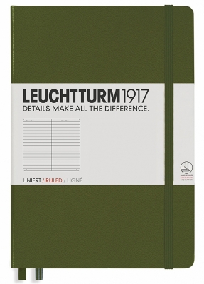 Caiet cu elastic A5, 125 file, dictando, Leuchtturm1917