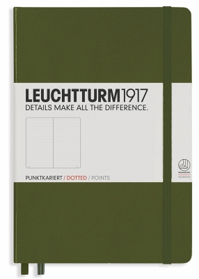 Caiet cu elastic A5, 125 file, punctat, Leuchtturm1917 