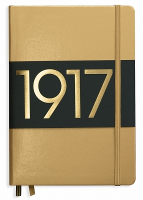 Caiet cu elastic A5, 125 file, velin, Metallic Leuchtturm1917 