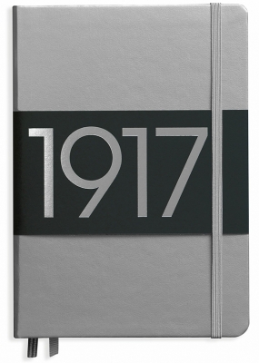 Caiet cu elastic A5, 125 file, velin, Metallic Leuchtturm1917 