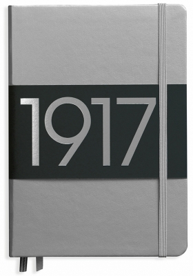 Caiet cu elastic A5, 125 file, punctat, Metallic Leuchtturm1917 