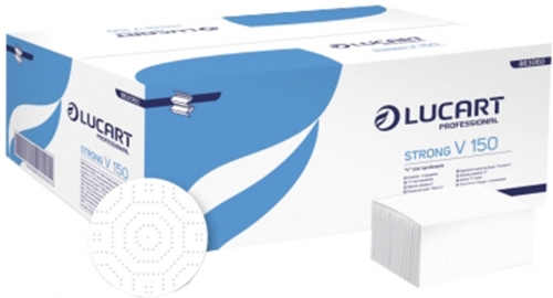 Prosop de maini din hartie, Strong V 150, 20 pachete/bax, 863060, Lucart