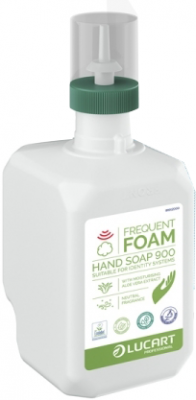 Sapun spuma cu miros neutru Lucart, pentru dispenser cu sensor Identity, 900ml