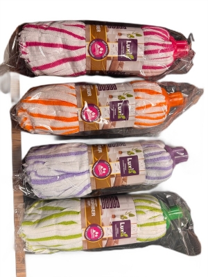 Mop Luxia universal din microfibra, fasii color