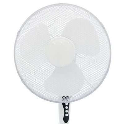 Ventilator oscilant cu stativ Manutan Expert, 40 cm, alb