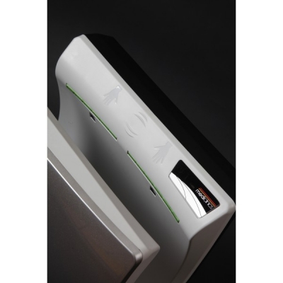 Uscator de maini vertical cu actionare senzor, din plastic alb, Dualflow Plus Mediclinics