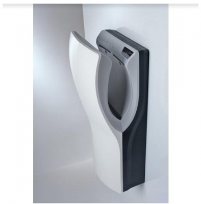 Uscator de maini vertical cu actionare senzor, din plastic alb, Dualflow Plus Mediclinics