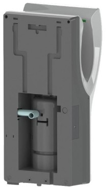 Uscator de maini vertical cu actionare senzor, din plastic negru, Dualflow Plus Mediclinics