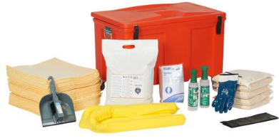 KIT mobil de urgenta Ikasorb, chimica, capacitate de absorbtie 100L
