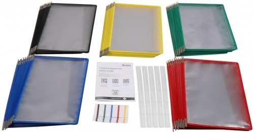 Rame informative Tarifold A4, 10 buc., mix de culori
