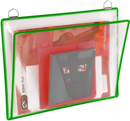 Rama informativa Tarifold A4, cu doua inele, verde