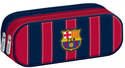 gem mobila granulă  Penar rotund-oval 2 compartimente FC Barcelona - BNB
