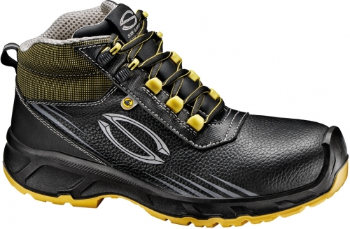 Bocanci de protectie Fenice CPS S3S, negru/galben, Sir Safety