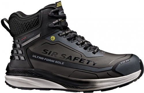 Pantofi din spuma Eva Journey Sir Safety, S3S HRO FO SR ESD, gri