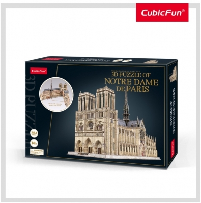 Puzzle 3D Notre Dame (Nivel Complex 293 Piese)  Cubicfun