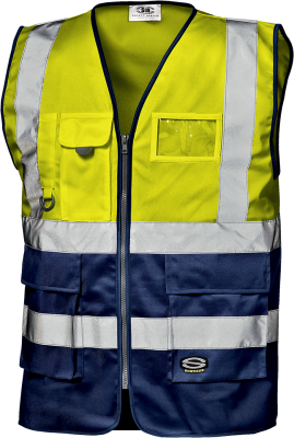 Vesta Grifone Hi-Vis, navy/galben, Sir Safety