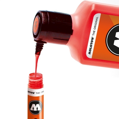 Marker cu vopsea acrilica, varf rotund, 4 mm, ONE4ALL 227HS Metallic 6 culori/set Molotow