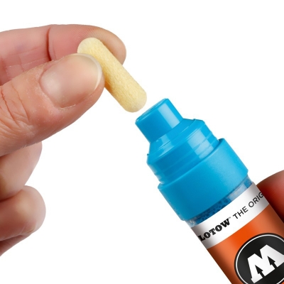 Marker cu vopsea acrilica, varf tesit, 4-8 mm, ONE4ALL 327HS Basic 6 culori/set Molotow