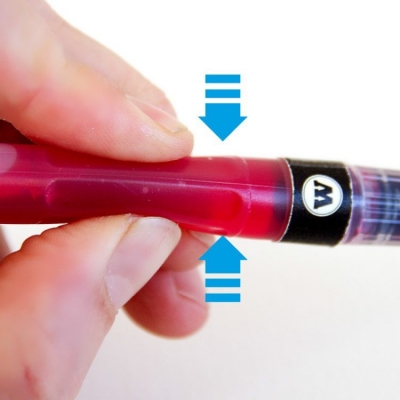 Pensula cu rezervor, diferite dimensiuni, Aqua Squeeze Basic 3 buc/set Molotow