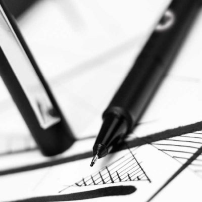 Liner, diferite dimensiuni, Blackliner Set 1, 4 buc/set Molotow