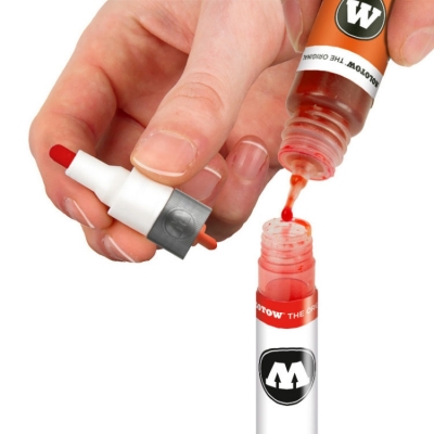 Marker gol reincarcabil, 224EM, varf dublu, 1.5 – 4 mm, Molotow