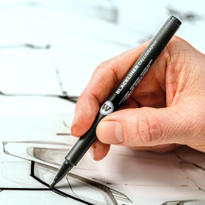 Liner, diferite dimensiuni, Blackliner Set 3, 4 buc/set Molotow