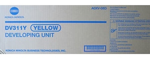 Developer Yellow Dv-311Y A0Xv08D 120K Original Konica Minolta Bizhub C220
