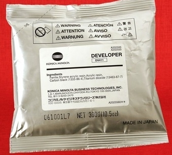 Developer Dv-411 A202550 80K 300G Original Konica Minolta Bizhub 223