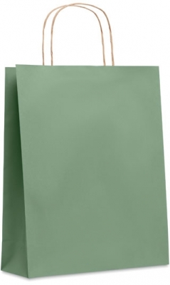 Punga cadou medie din hartie 90 gr/m2, verde 