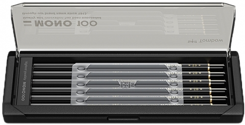 Creioane grafit, 2B, MONO 100, 12 buc/set Tombow