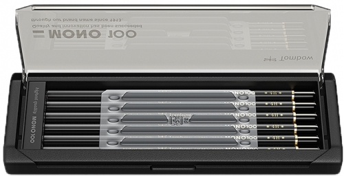 Creioane grafit, 4H, MONO 100, 12 buc/set Tombow