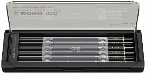 Creioane grafit, 5B, MONO 100, 12 buc/set Tombow